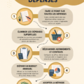 Femme examinant ses finances avec un ordinateur portable, entourée de notes et de factures.