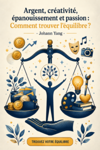 Femme en train de créer côte à côte avec de l'argent en illustration