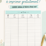 Un kit de comptabilité à imprimer avec des modèles de gestion financière sur une table en bois