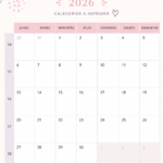 Calendrier d'avril 2026 à imprimer avec un design pratique.