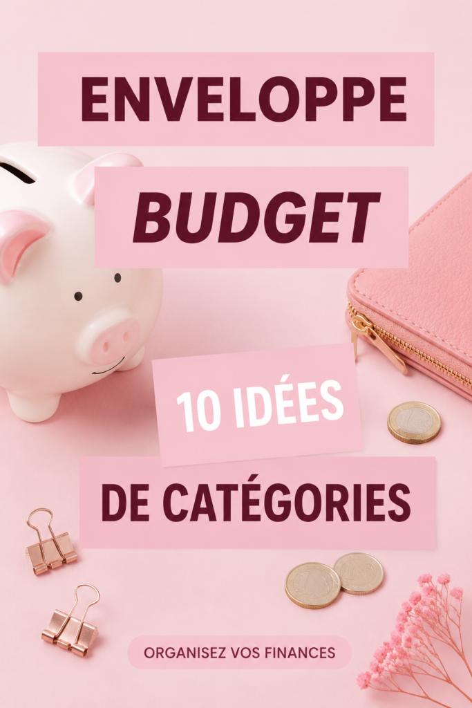 Un ensemble d'enveloppes colorées pour la gestion du budget personnel