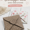 Cœur en papier fait main en rouge, parfait pour la décoration.
