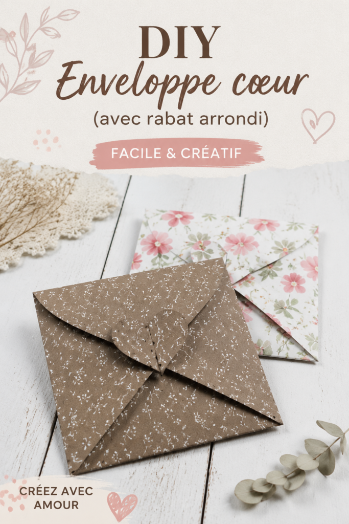 Cœur en papier fait main en rouge, parfait pour la décoration.