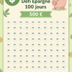 Femme réfléchissant à ses économies avec un carnet et un stylo.
