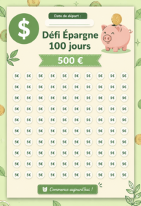 Femme réfléchissant à ses économies avec un carnet et un stylo.