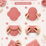 Un ensemble coloré d'outils et de fournitures de scrapbooking disposés sur une table.