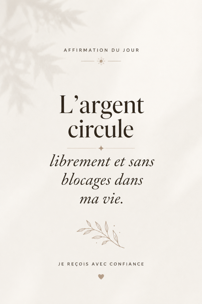 Image illustrant la circulation fluide de l'argent dans la vie quotidienne.