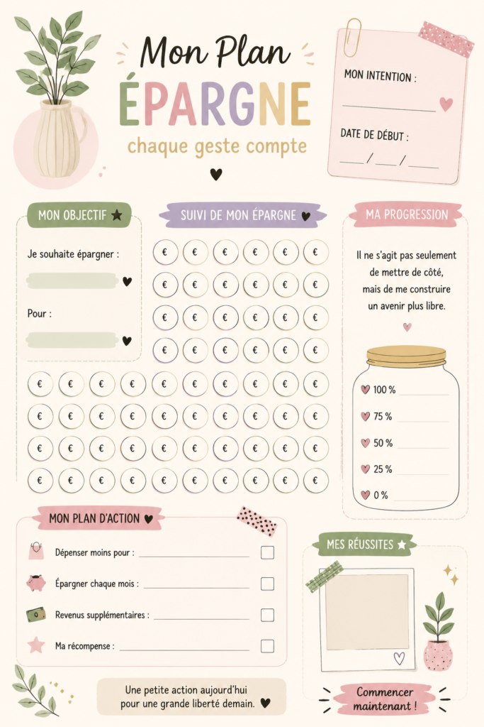 Gabarit d'économie pratique sur un bureau, avec des stylos et un café à côté.