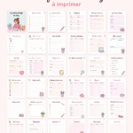 Planificateur de blog 2026 à imprimer, idéal pour organiser vos idées.