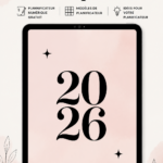 Planificateur numérique pour 2026 avec des notes et des listes de tâches