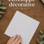 Un assortiment d'enveloppes décoratives pliées à la main sur une table