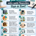 Femme examinant ses finances avec un ordinateur et un notepad.