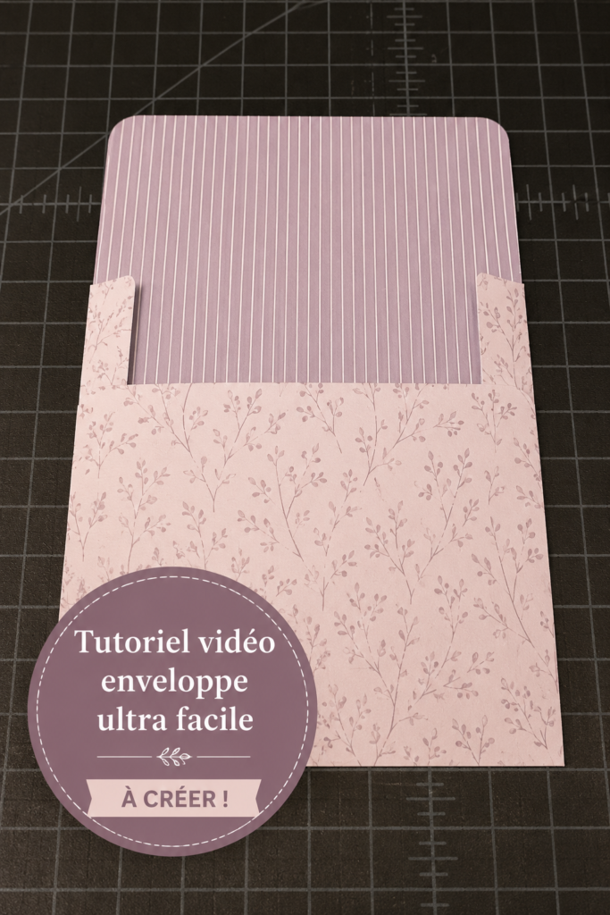 Un aperçu de créations d'enveloppes personnalisées grâce au tutoriel vidéo.