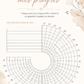 Femme en train de visualiser ses progrès avec un tableau de suivi.