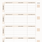 Calendrier mensuel illustré pour une bonne gestion du budget