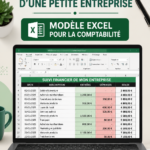 Femme utilisant Excel pour gérer la comptabilité de sa petite entreprise