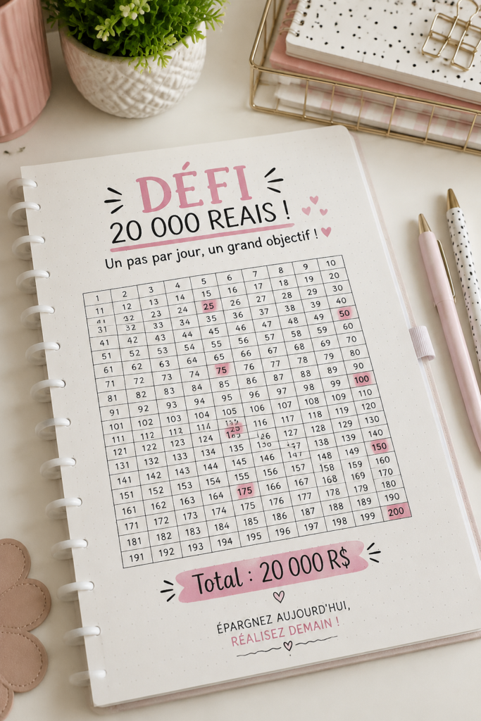 Une femme souriante examinant son budget et ses finances personnelles.
