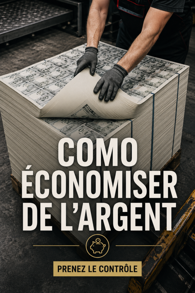 Femme souriante en train de calculer son budget avec un ordinateur