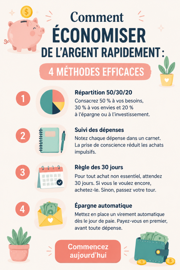 Femme souriante gérant son budget à la maison