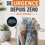 Femme souriante avec des économies versées dans un fonds d'urgence