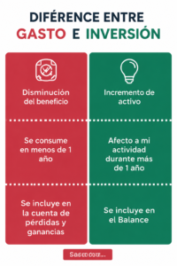 Illustration représentant la différence entre dépense et investissement dans un contexte budgétaire.