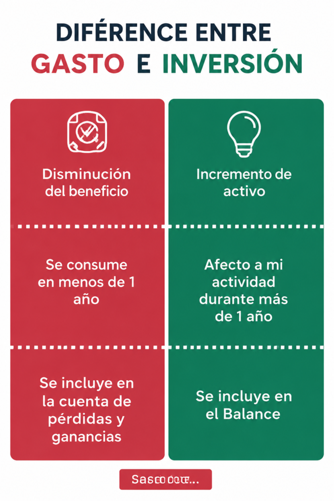 Illustration représentant la différence entre dépense et investissement dans un contexte budgétaire.