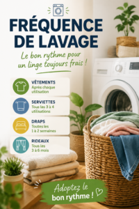 Femme souriante qui trie sa lessive avant de la laver, mettant en avant une approche organisée pour gérer son linge.