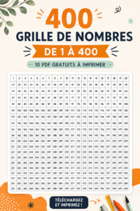 Grille numérotée sur fond de bureau avec des fournitures de bureau