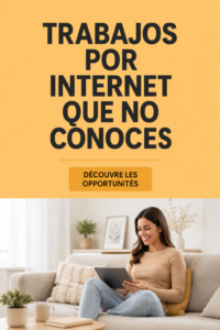 Femme travaillant sur son ordinateur portable à domicile, explorant des opportunités de travail en ligne.