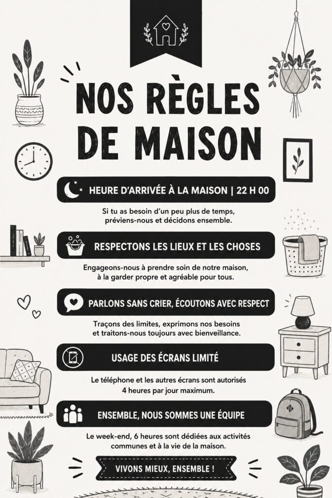 Une adolescente utilise un modèle de budget sur son ordinateur pour gérer ses finances.