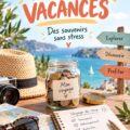 Un ensemble d'enveloppes colorées étiquetées pour la gestion du budget vacances