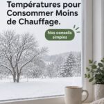 Femme souriante ajustant le thermostat de chauffage dans sa maison