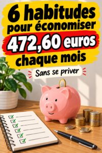 Illustration montrant une femme gérant son budget avec des notes et un ordinateur