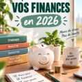 Une femme souriante consulte son budget sur une tablette en 2023.
