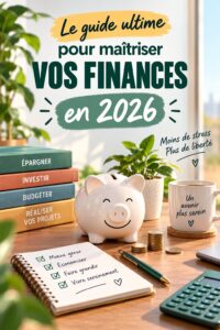 Une femme souriante consulte son budget sur une tablette en 2023.