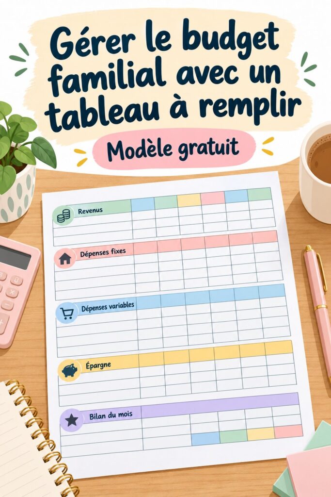 Femme utilisant un tableau Excel pour gérer son budget familial.