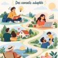 Femme réfléchissant à des méthodes de gestion financières dans un cadre chaleureux.
