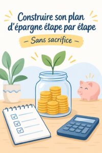 Femme souriante regardant un graphique d'épargne sur son ordinateur