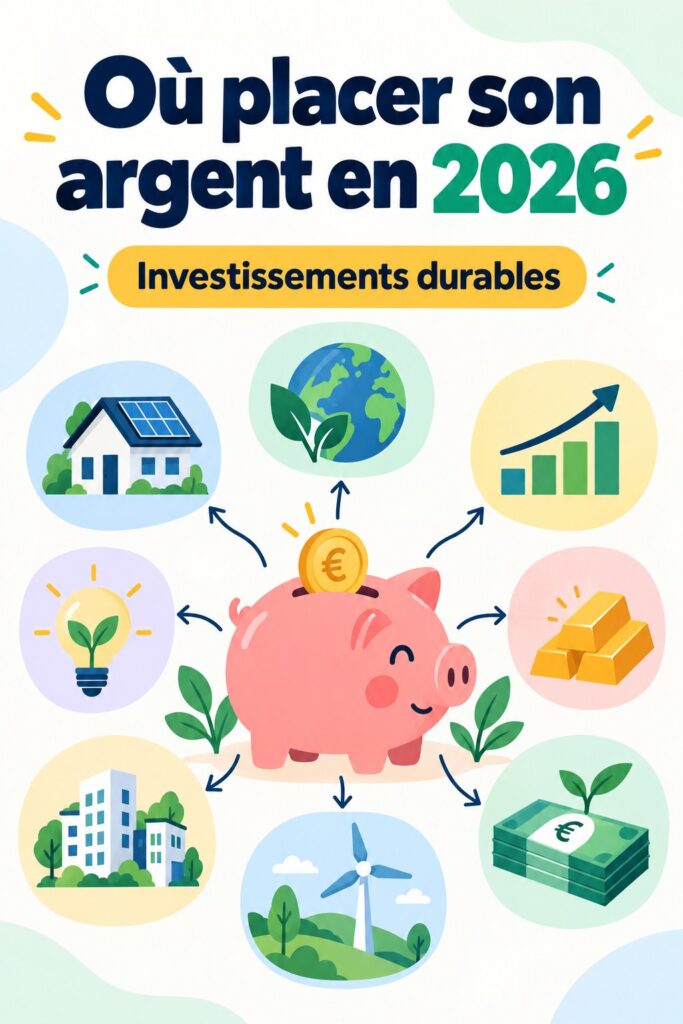 Femme consultant des options d'investissement pour 2023, entourée de documents financiers
