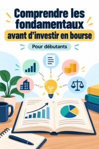 Femme analysant des actions boursières sur un ordinateur.