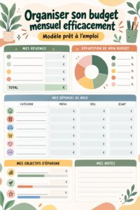 Femme utilisant un planificateur budgétaire pour gérer son argent