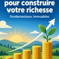 Une femme souriante analysant des graphiques financiers pour bâtir sa richesse.